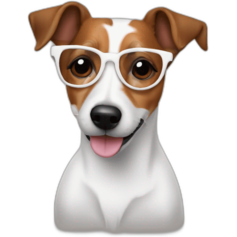 jack russell glasses emoji