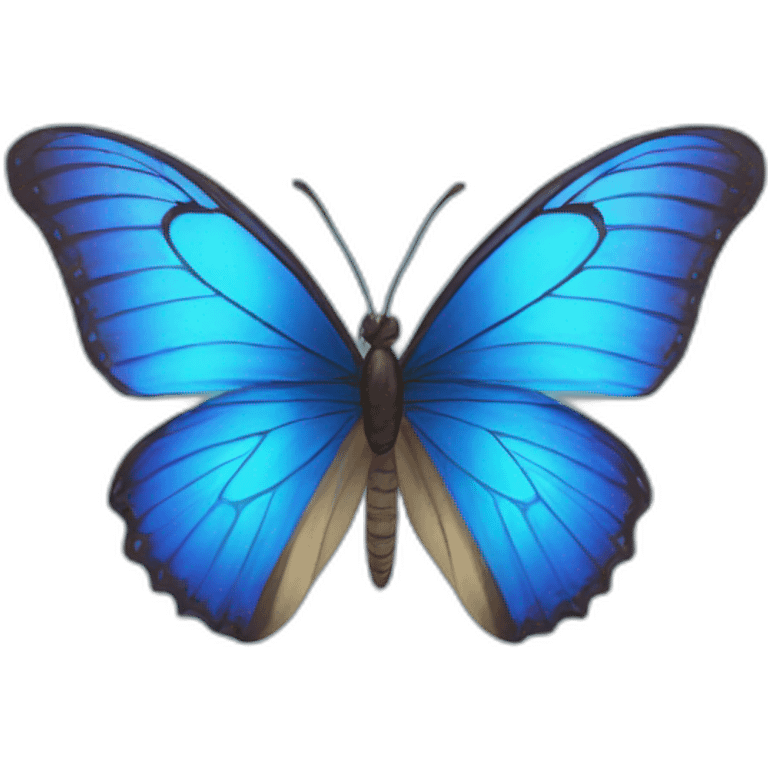 Butterfly blue  emoji