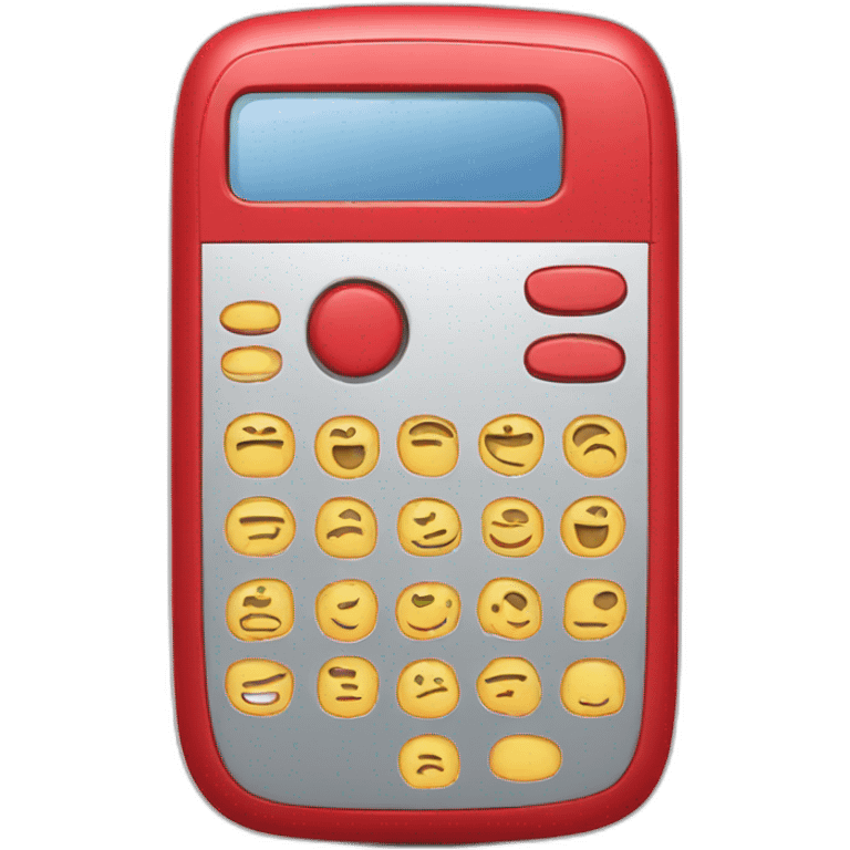 Red mobile phone  emoji