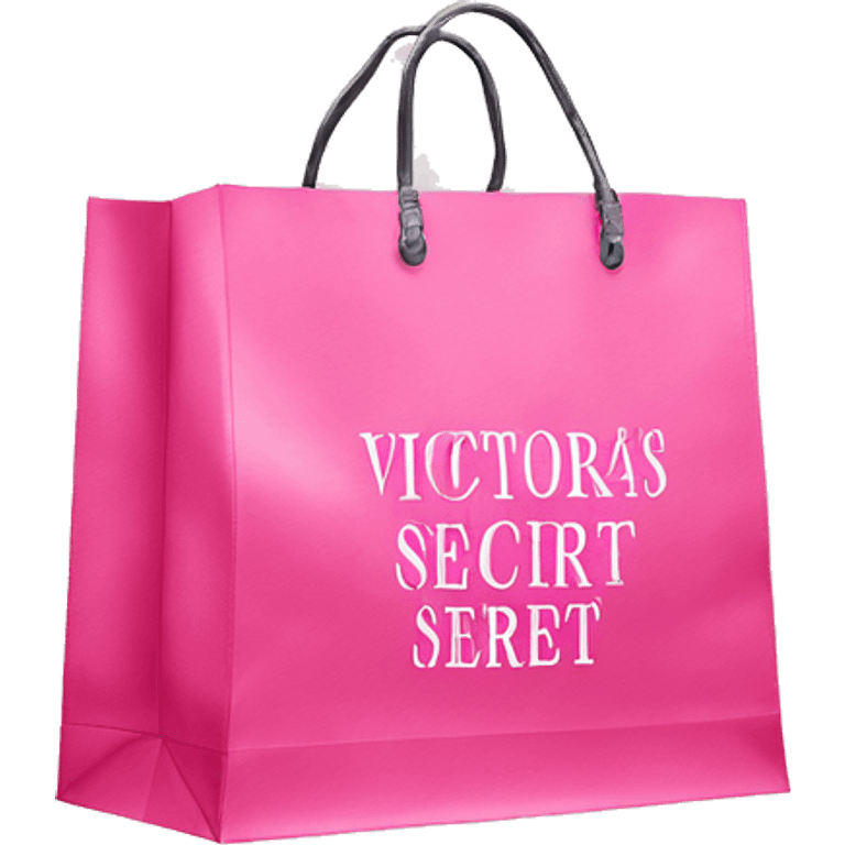 Pink victoria’s secret shopping bags emoji