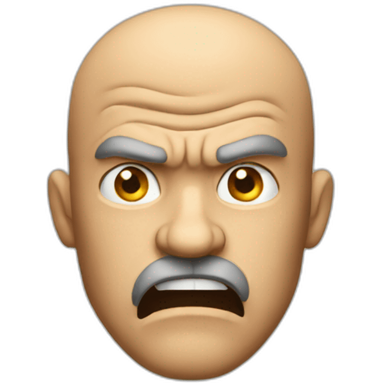 Angry man emoji