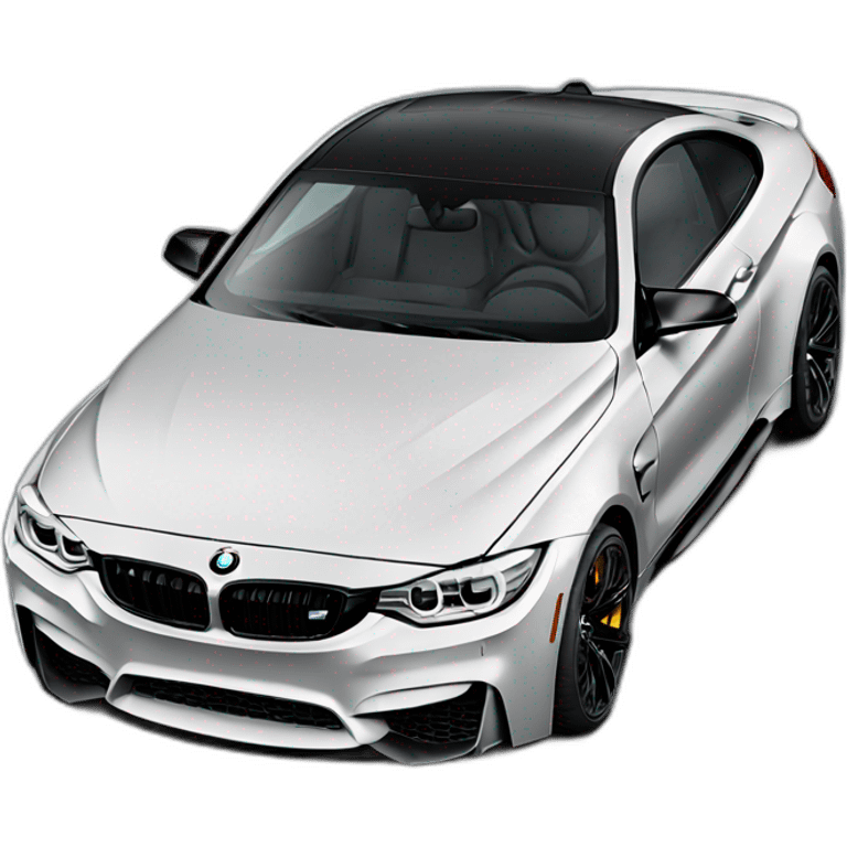 black bmw m4  emoji