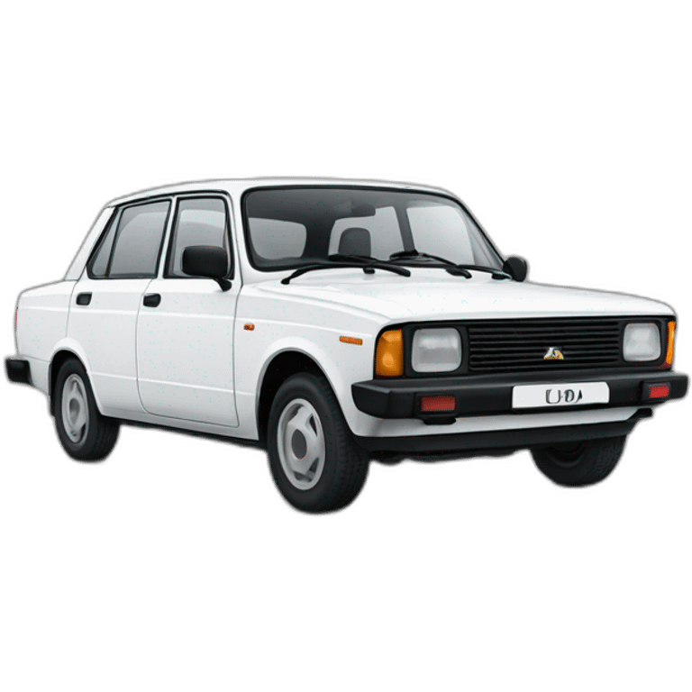 White lada 1986 emoji