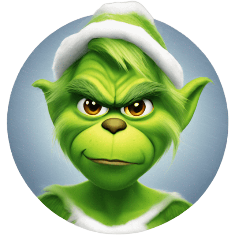 Grinch in storm jersey emoji