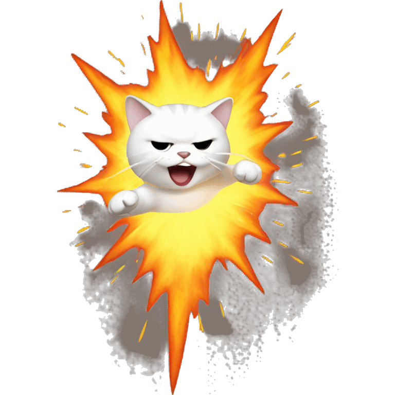 exploding cat emoji