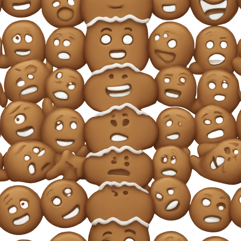 Gingerbread man  emoji