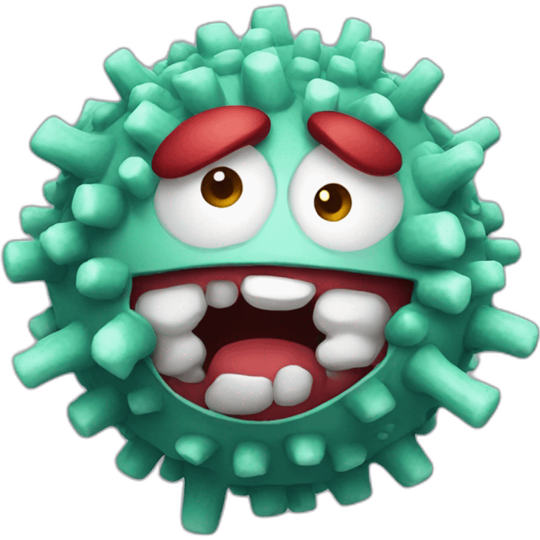 flu virus emoji