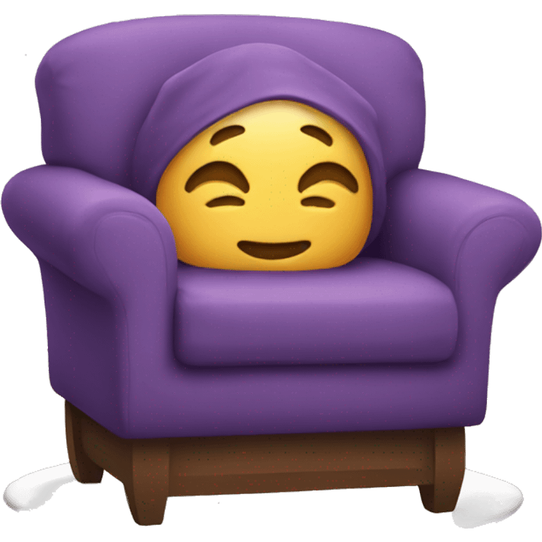 Cozy purple  emoji