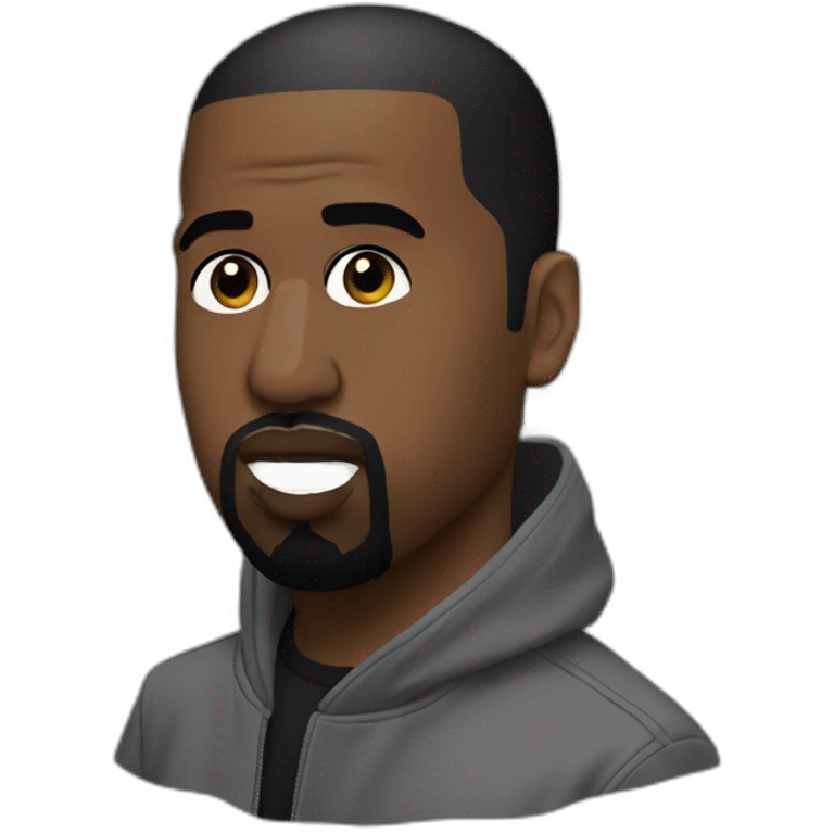 kanye in paris emoji