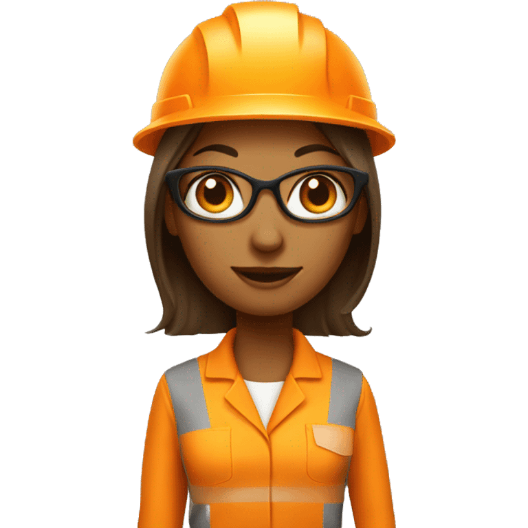 orange woman architect emoji