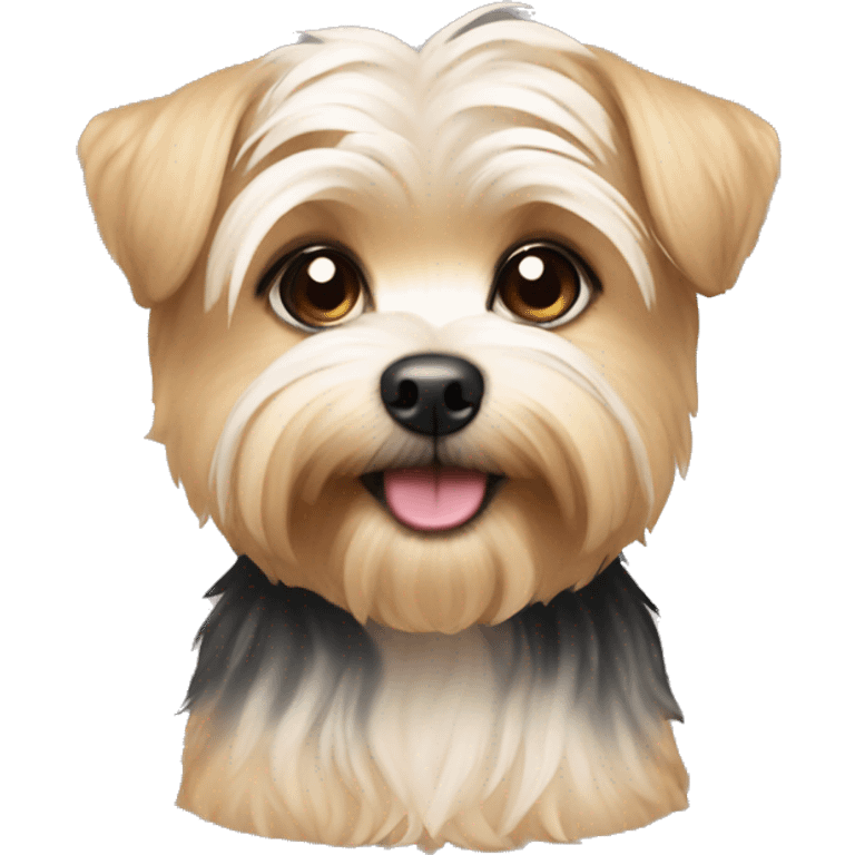 Cute morkie  emoji