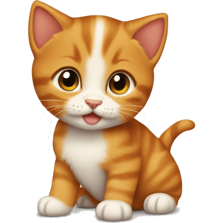 Ginger kitten emoji