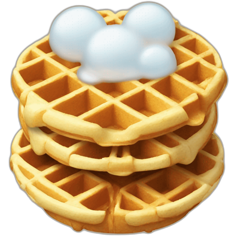 waffle bubble emoji