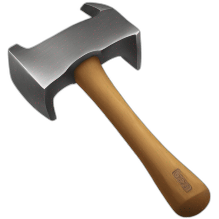 Anvil wichtig tongs and hammer emoji