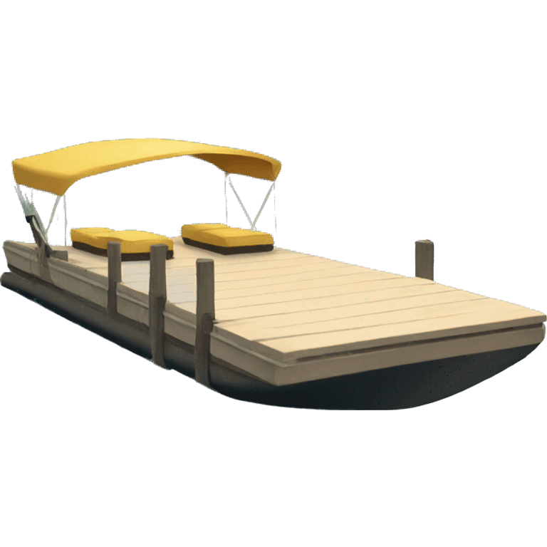 pontoon at the lake emoji