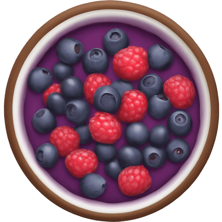 Acai bowl emoji