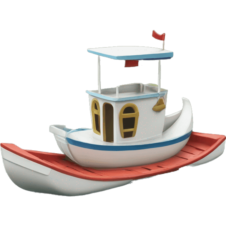 Paddleboat on pond emoji