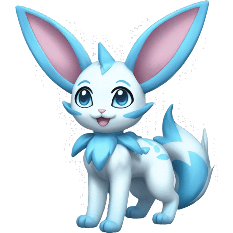 Sylveon-Glaceon full body emoji