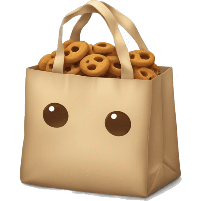 bag of treats for dog emoji