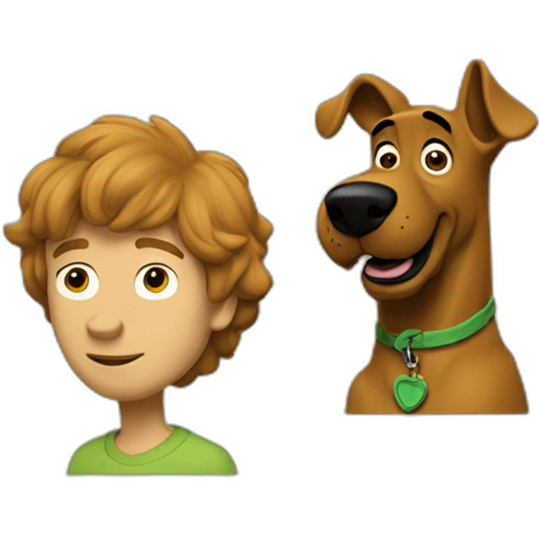 Scooby-doo and Shaggy emoji