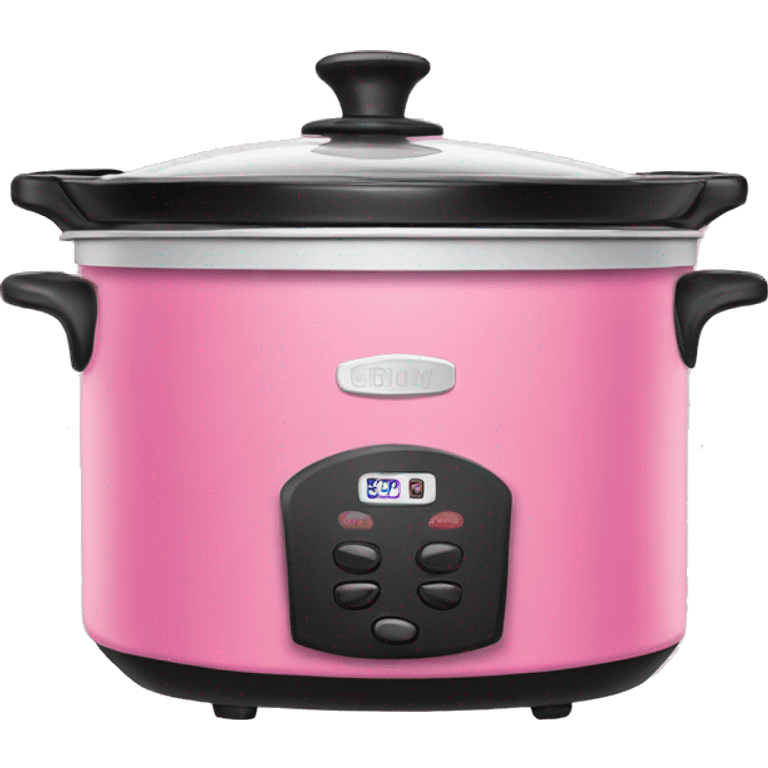 Pink crock pot emoji