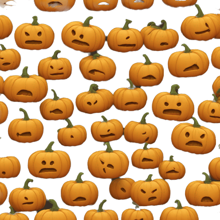 Pumpkin without face emoji