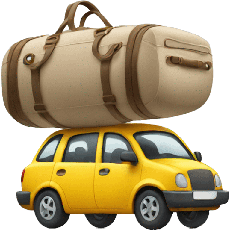 Traveling with car emoji