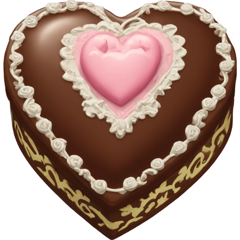 Rococo heart chocolate box emoji