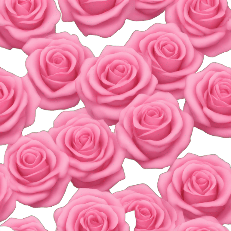 Pink rose bouquet  emoji