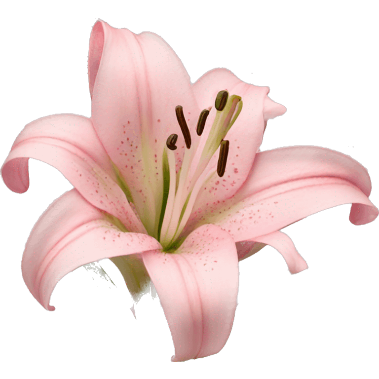 light pink lilium emoji