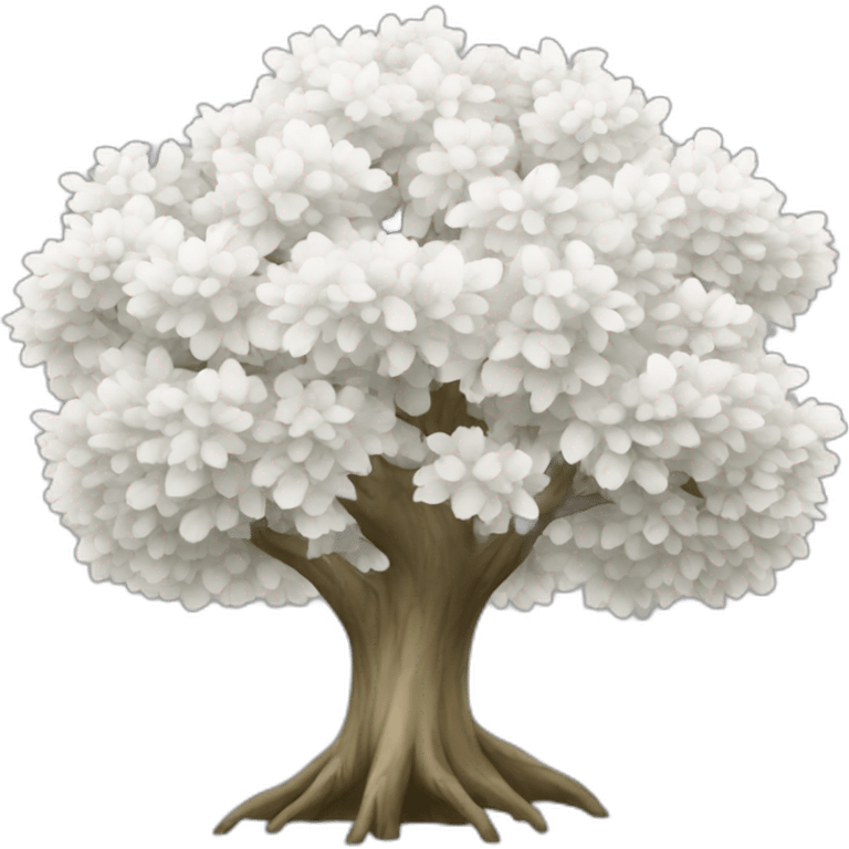 arbre blanc emoji