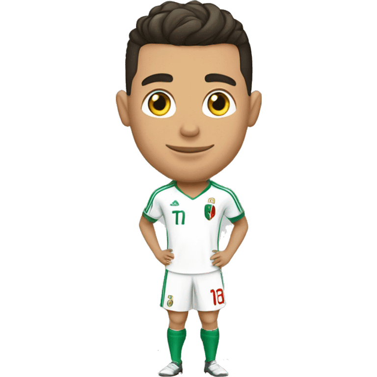 Ronaldo avec le maillot de l'Algérie emoji