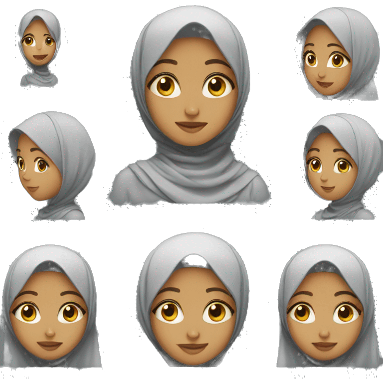 girl hijab emoji