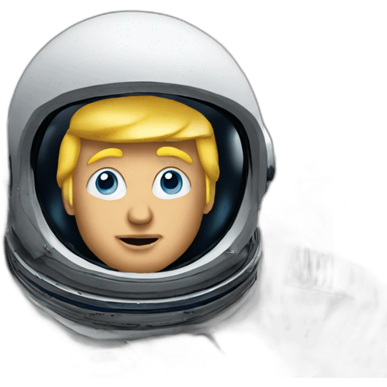 Trump in space emoji