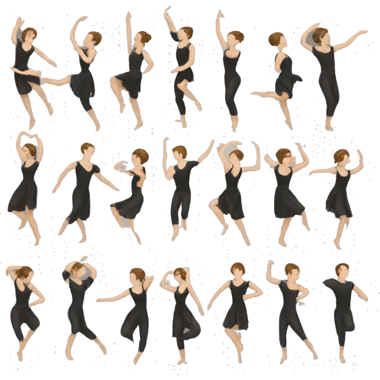 dance caucassian people emoji