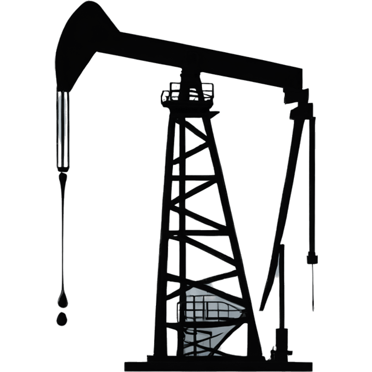 black oil well emoji