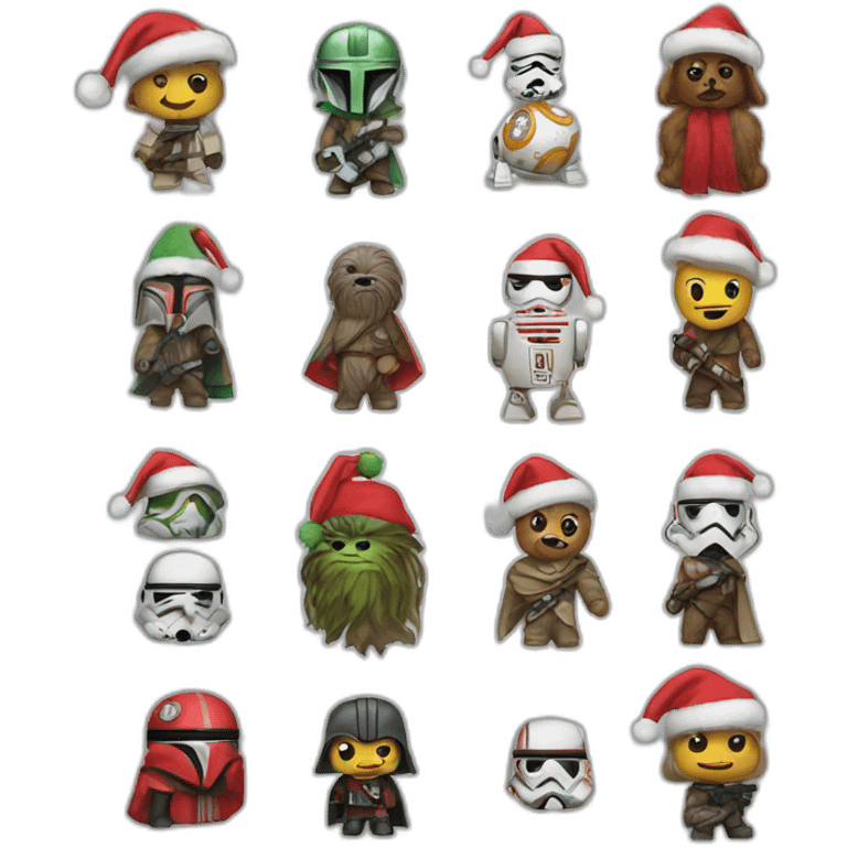 navidad star wars emoji