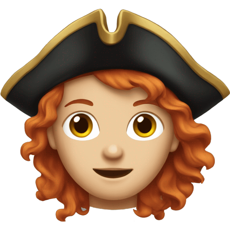 Redheaded pirate emoji