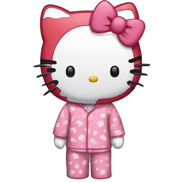 Hello Kitty en pyjama hello kitty  emoji