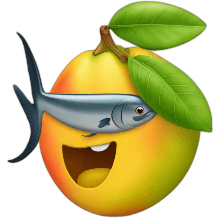 mango tuna emoji