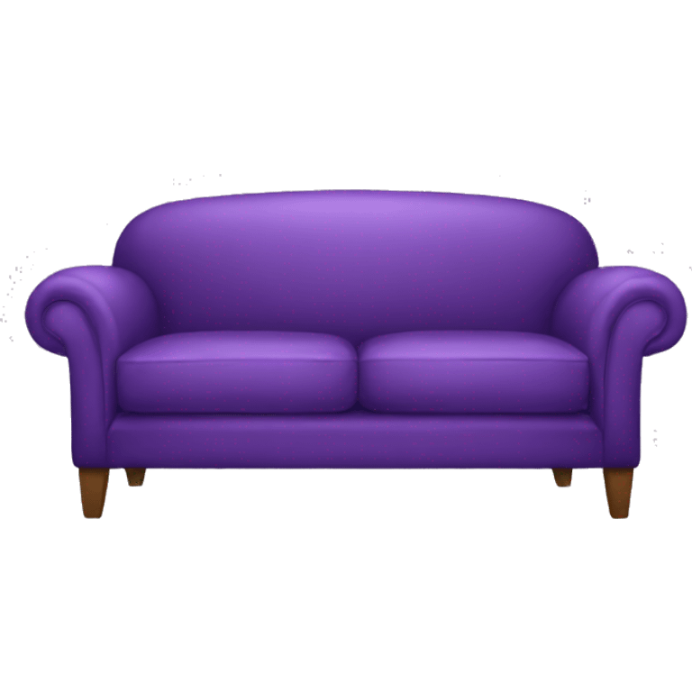 Purple sofa emoji