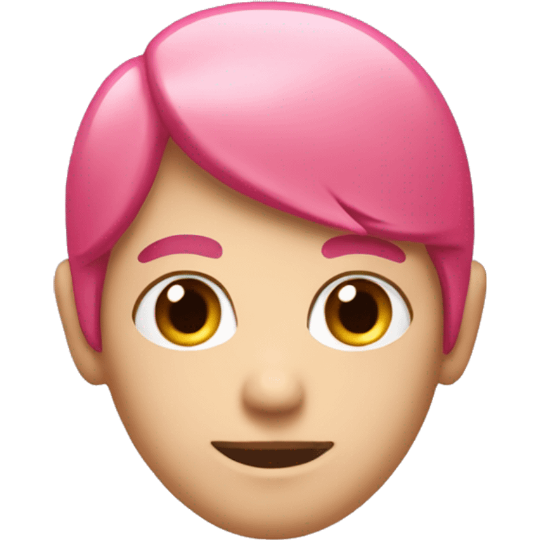 Make the pink parts red and make it face the other way emoji