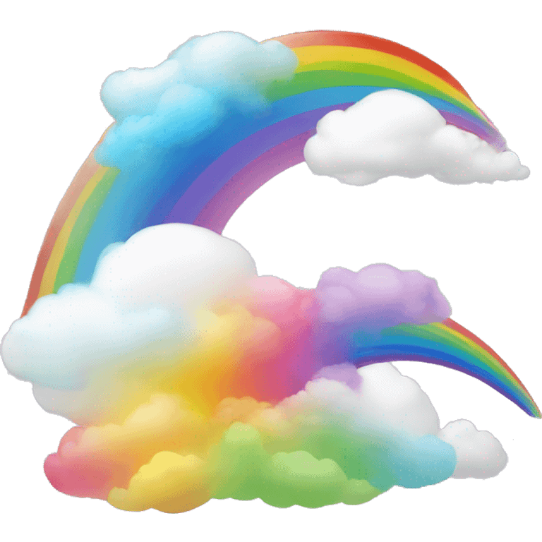 Un Caca arc-en-ciel  emoji