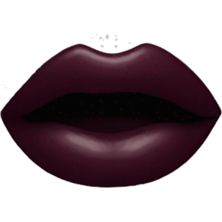 Dark lipstick mark emoji