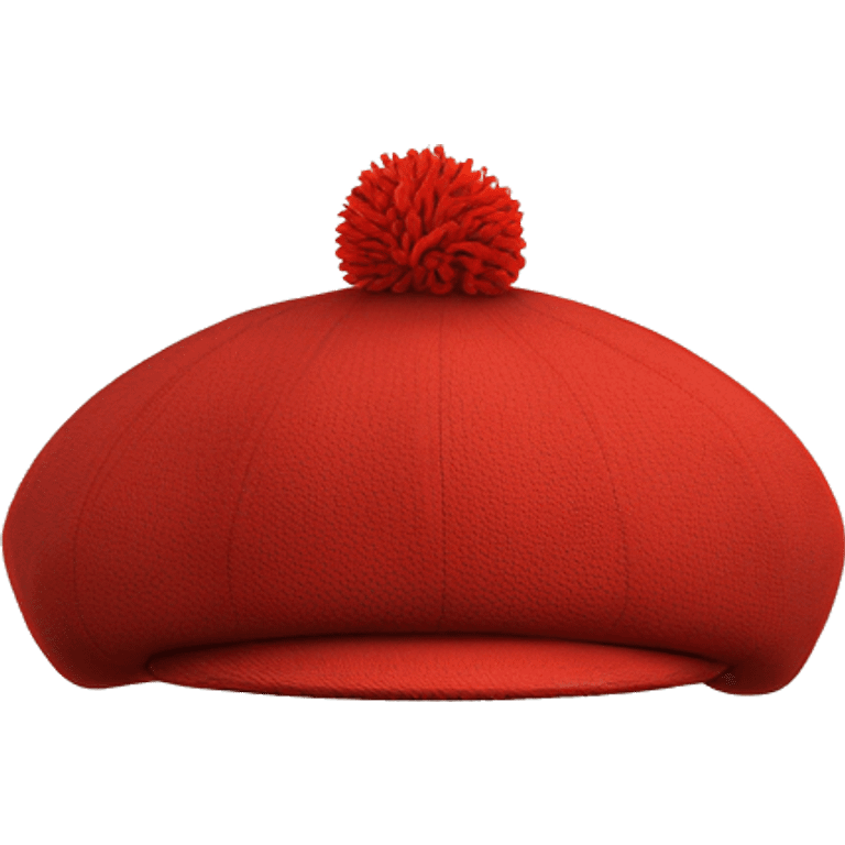 béret marin avec pompon rouge emoji