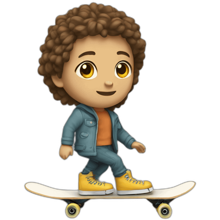 toda sur un skate emoji