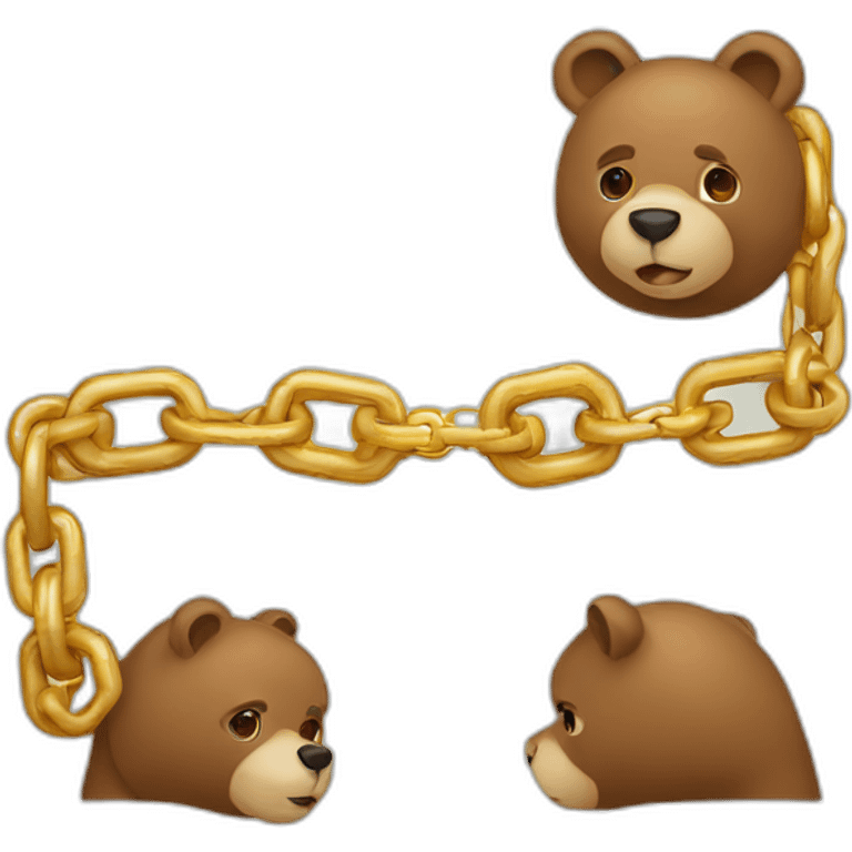 bear chain emoji