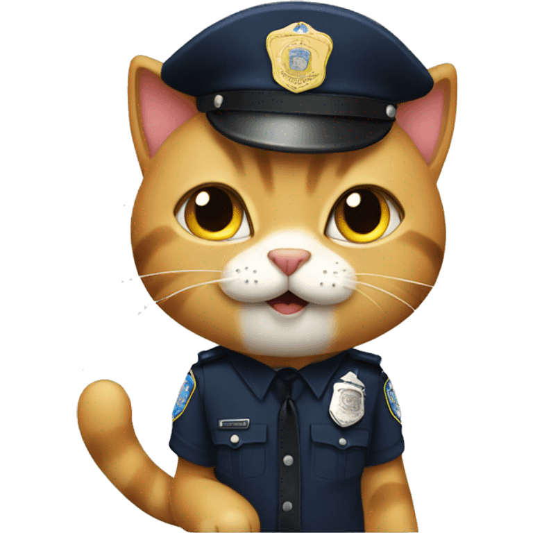 a cat police emoji