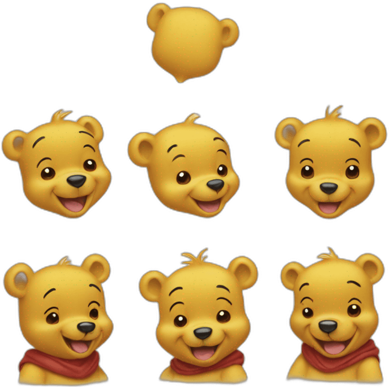 Winnie pooh dors emoji