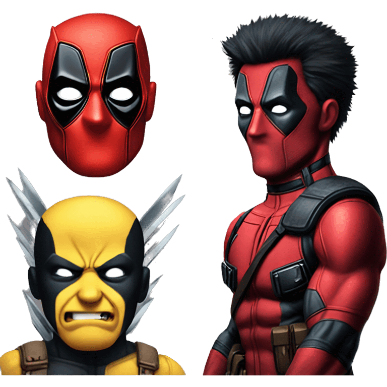 Deadpool wolverine emoji